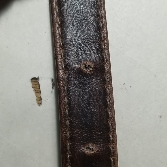 Togo Vintage Faux Leather Crossbody Purse Brown - Picture 7 of 7